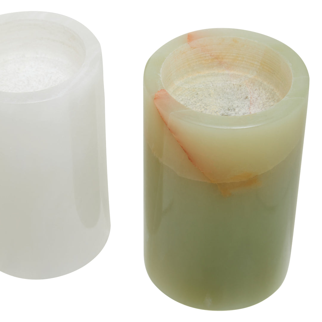 Three Of Onyx Valthera Holders Set Tealight