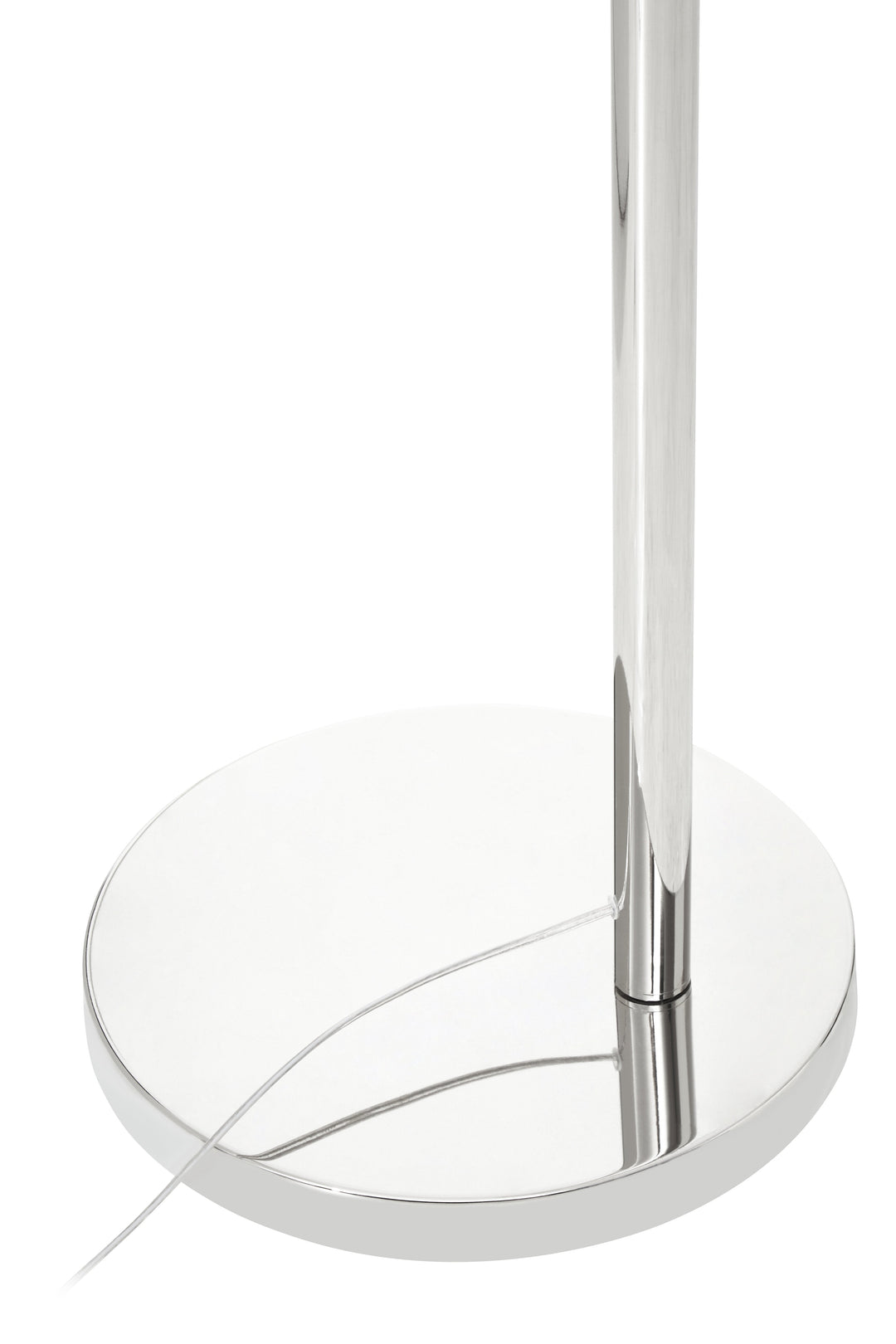 Hubert Satin Nickel Floor Lamp