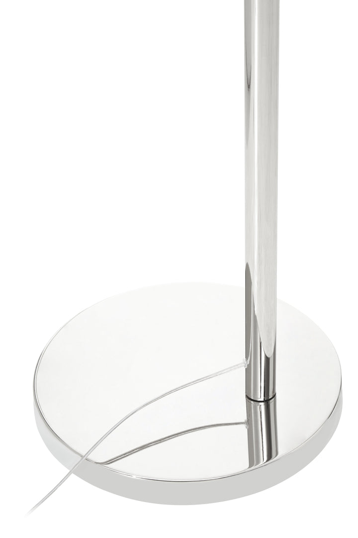 Hubert Satin Nickel Floor Lamp