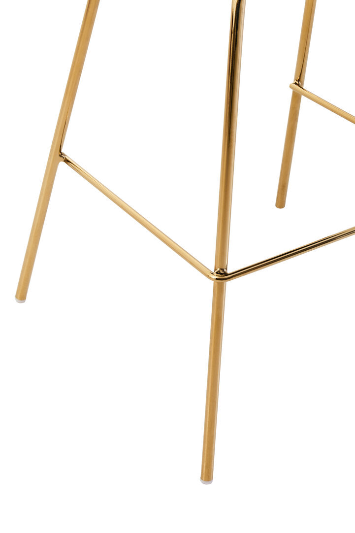 Linea Grey Faux Leather Bar Chair