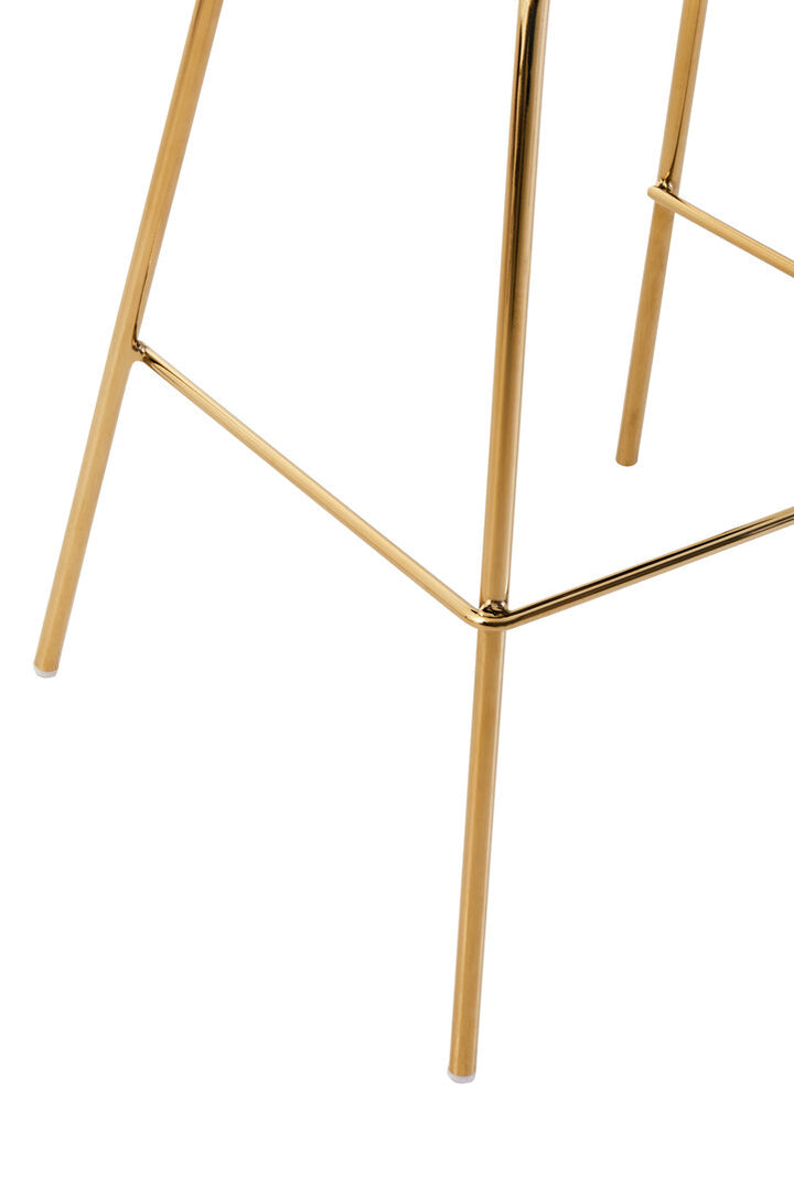 Linea Grey Faux Leather Bar Chair