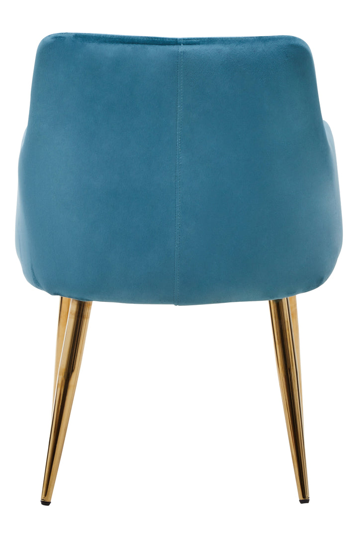 Tamzin Light Blue Velvet Dining Chair