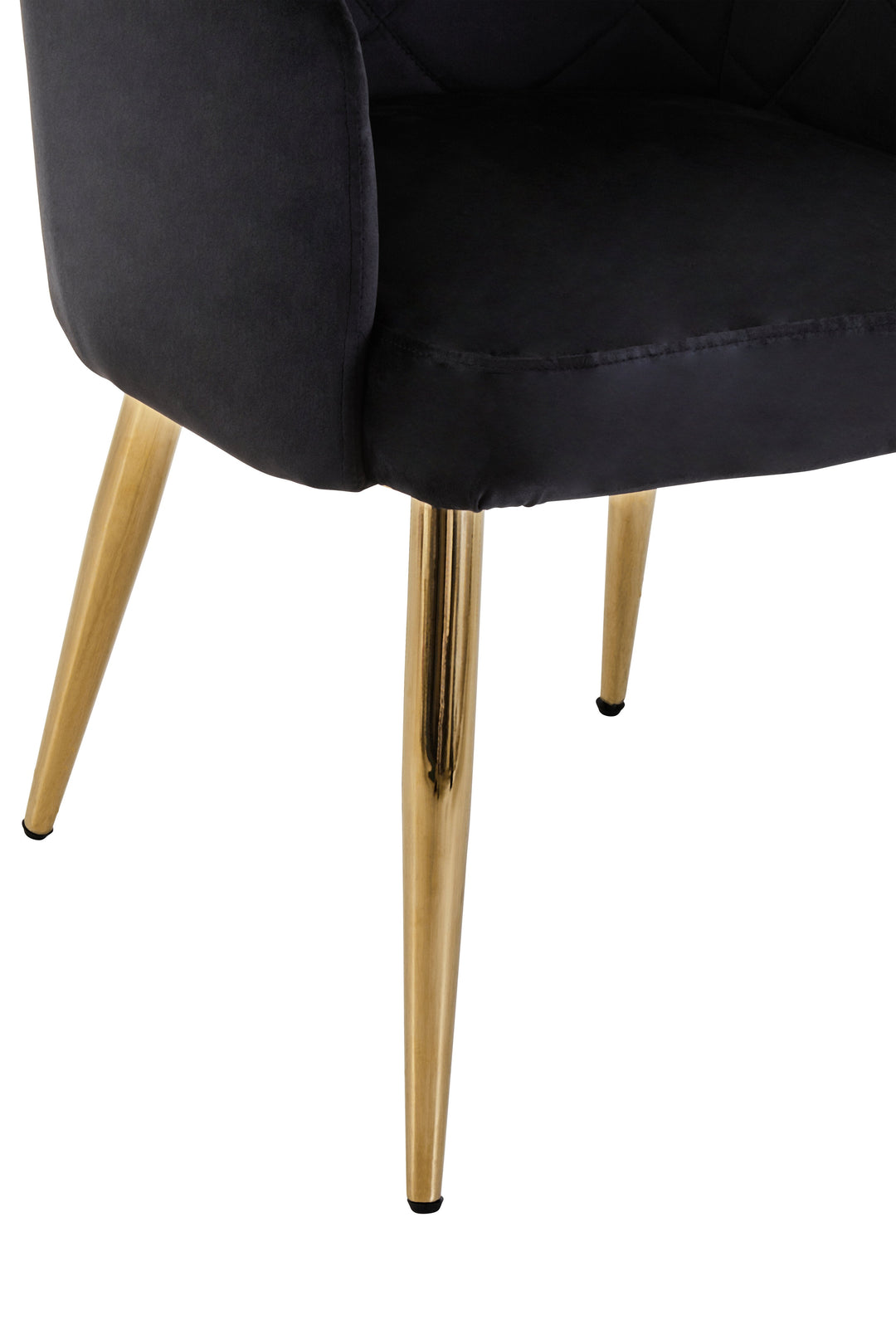 Tamzin Black Velvet Dining Chair