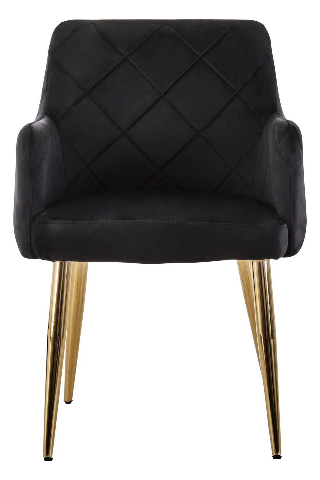 Tamzin Black Velvet Dining Chair