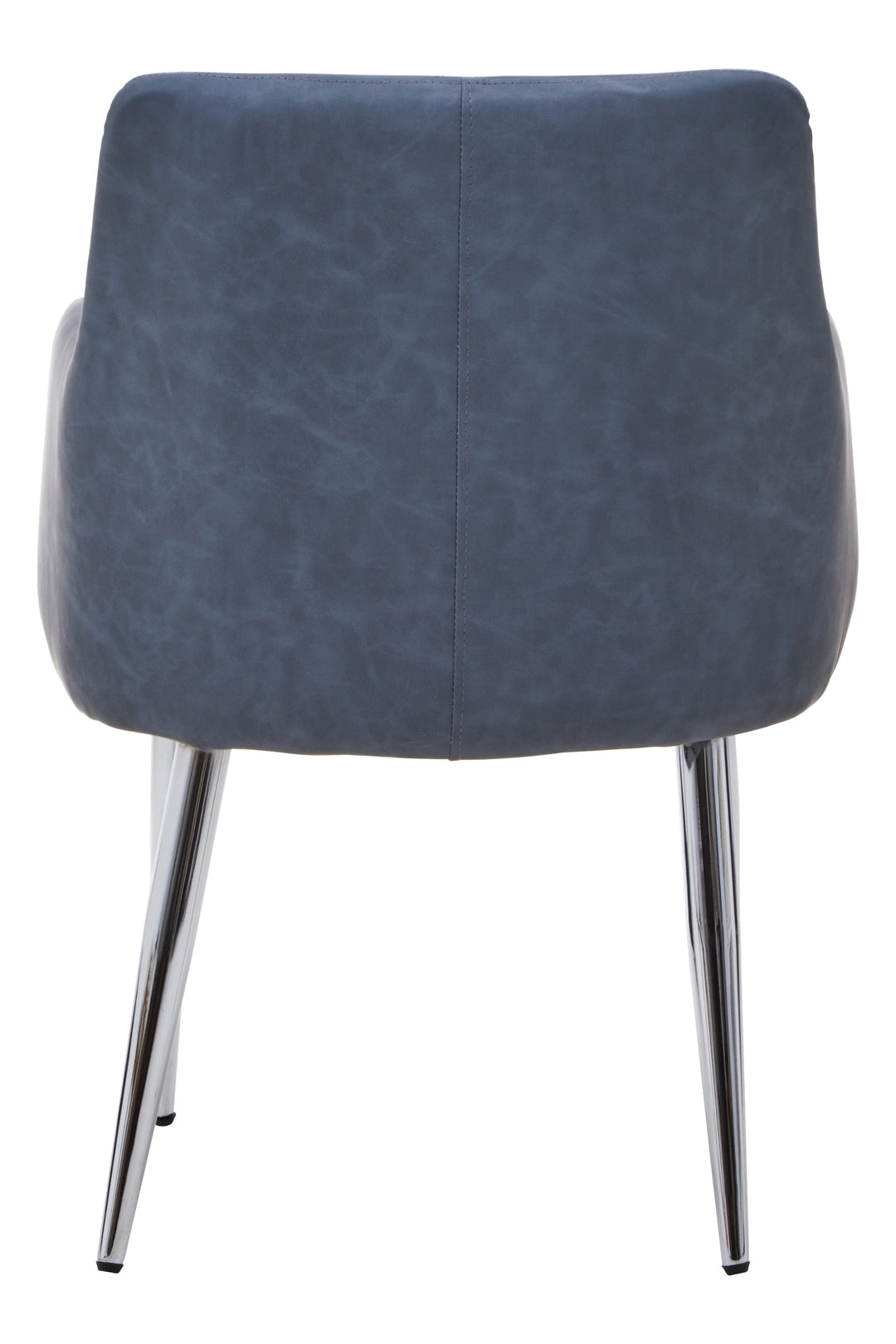 Tamzin Dark Grey Chrome Dining Chair