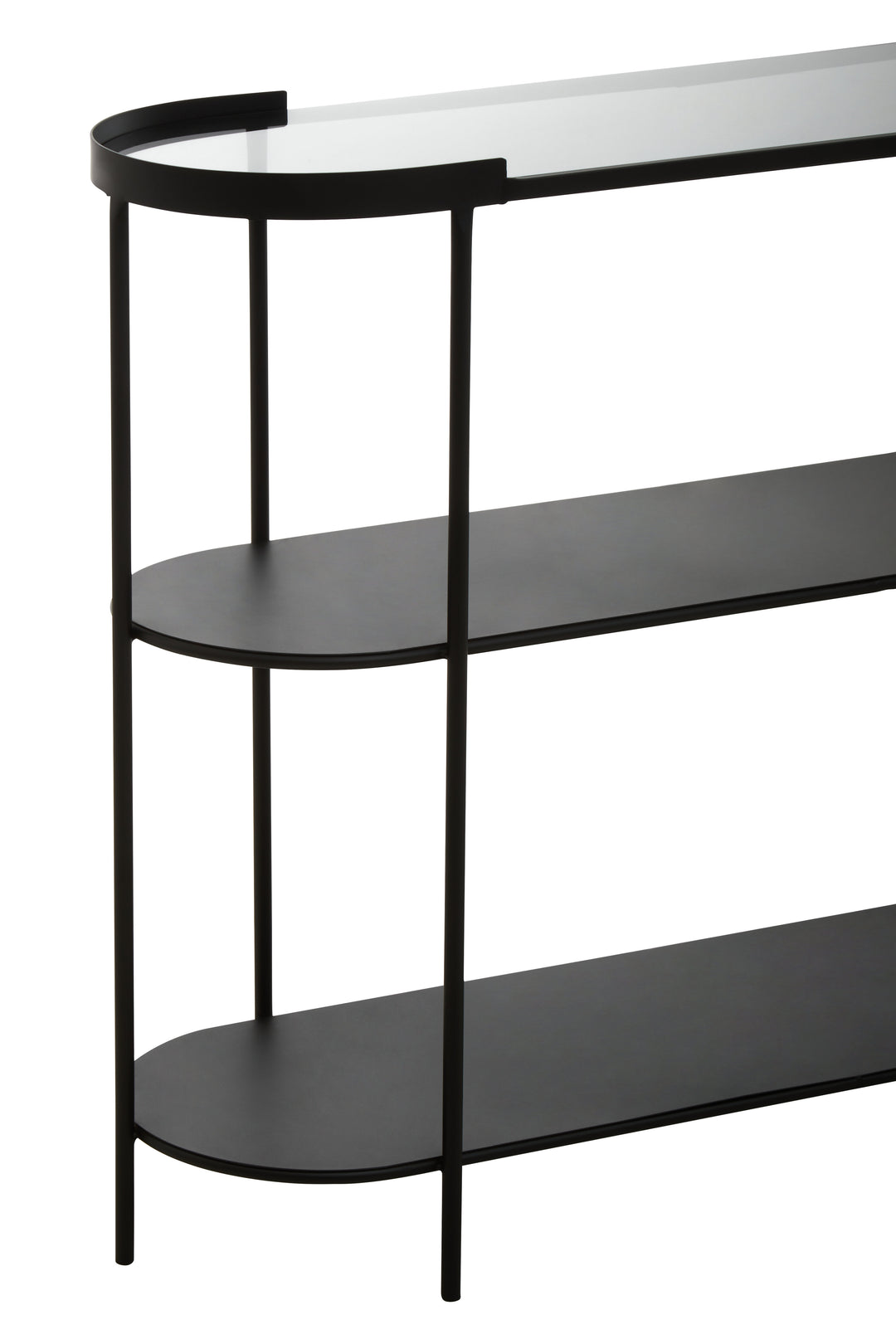 Trento Console Table with Glass Top