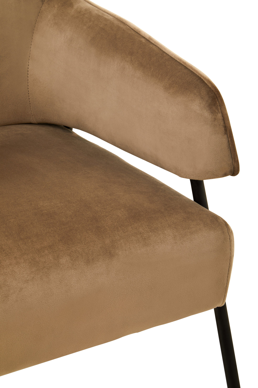 Henia Mink Velvet Chair