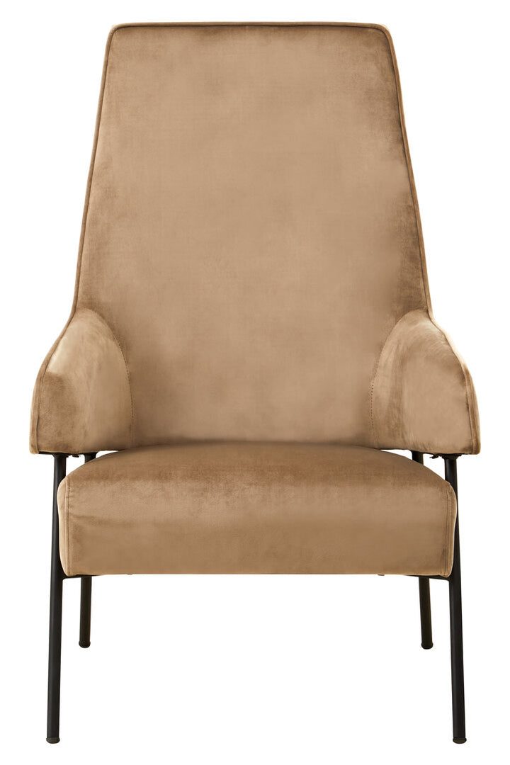 Darlisse Mink Velvet Chair