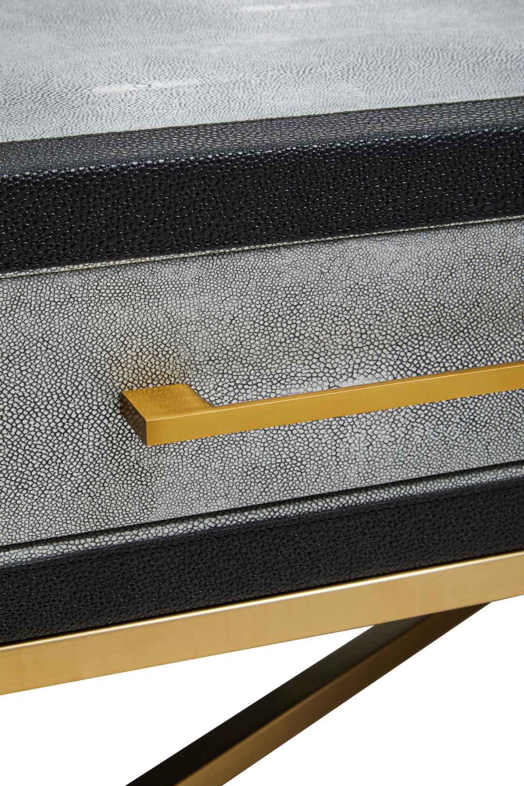 Cadiz Coffee Table in Grey Shagreen Finish