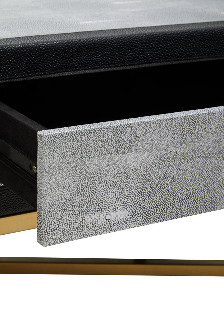 Haslemere Grey Shagreen Coffee Table – Luxury Contemporary Table