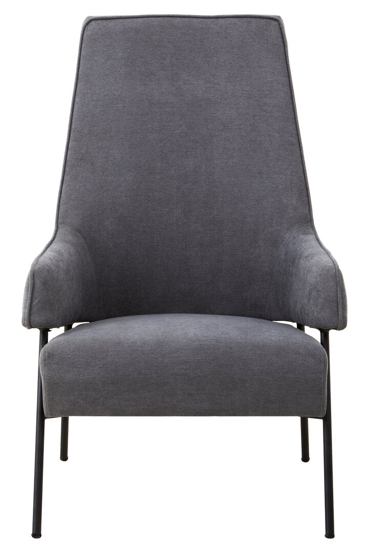Darlisse Blue Velvet Chair