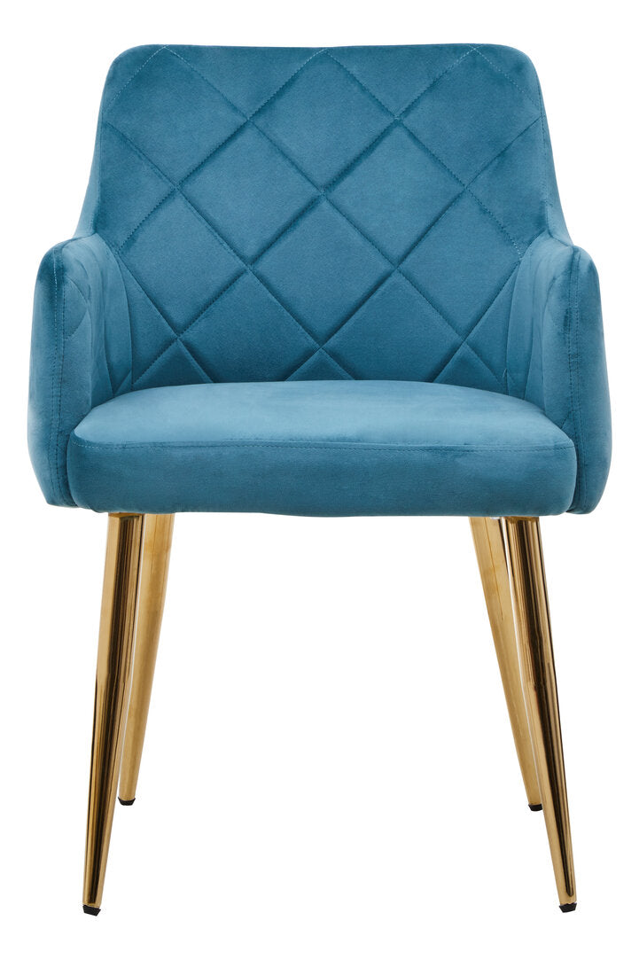 Darlisse Ash Velvet Chair