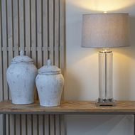 Roma Elegant Glass Table Lamp