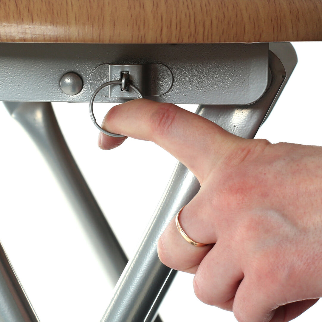 Serene Away Stool – Wood Veneer Seat