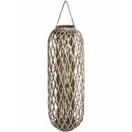Huge Standing Wicker Floor Lantern