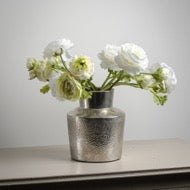 Elegant White Ranunculus Decorative Spray