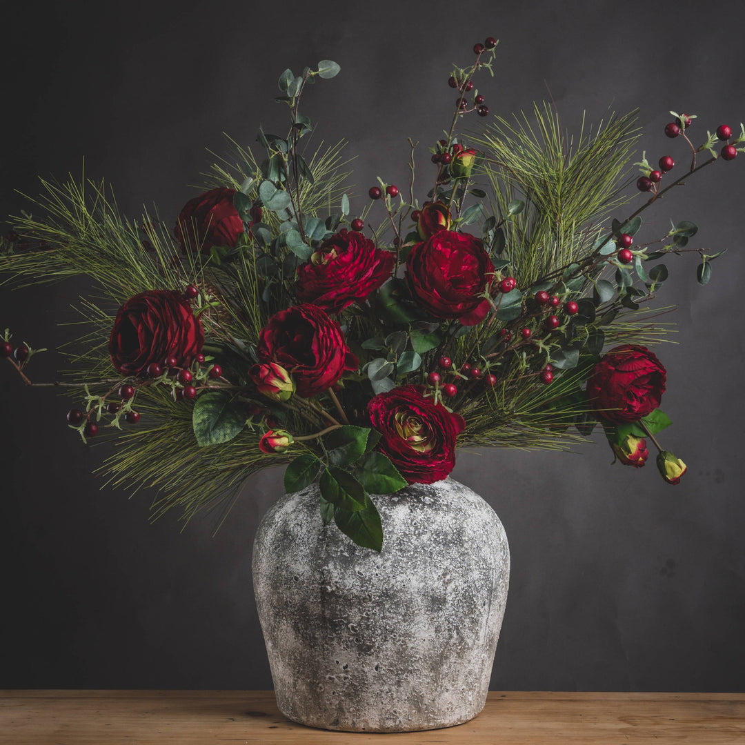 Aged-Stone-Ceramic-Vase