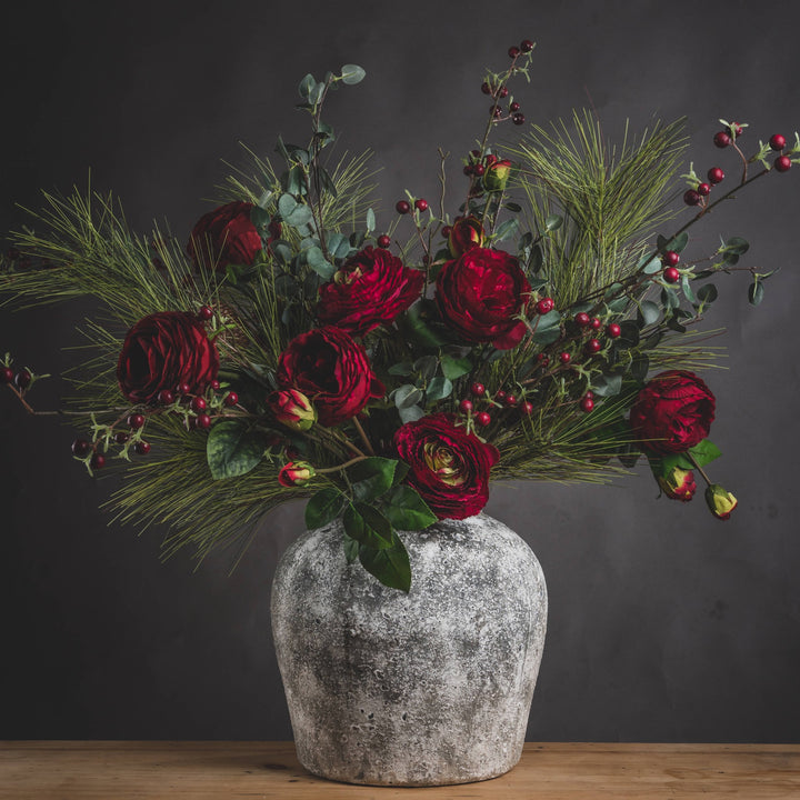 Aged-Stone-Ceramic-Vase
