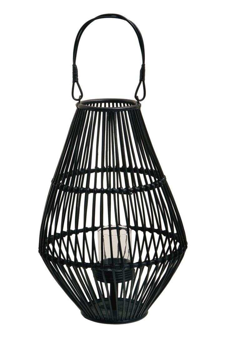 Quadro Lantern – Black with Hoop Handle