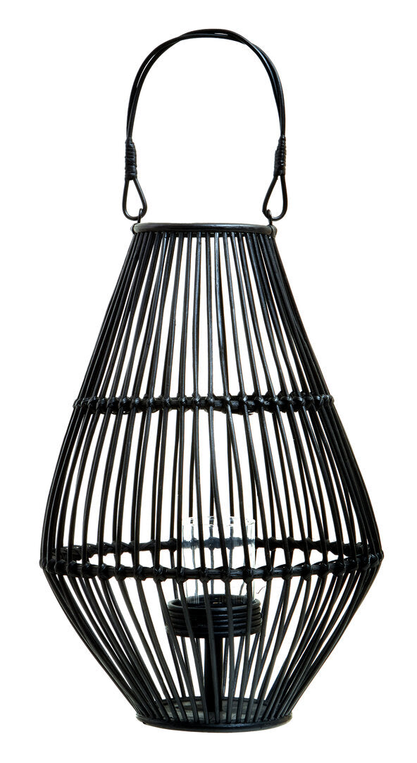 Quadro Lantern – Black with Hoop Handle