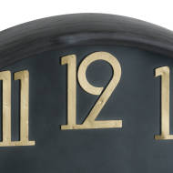 Soho Large Brass and Black Wall Clock