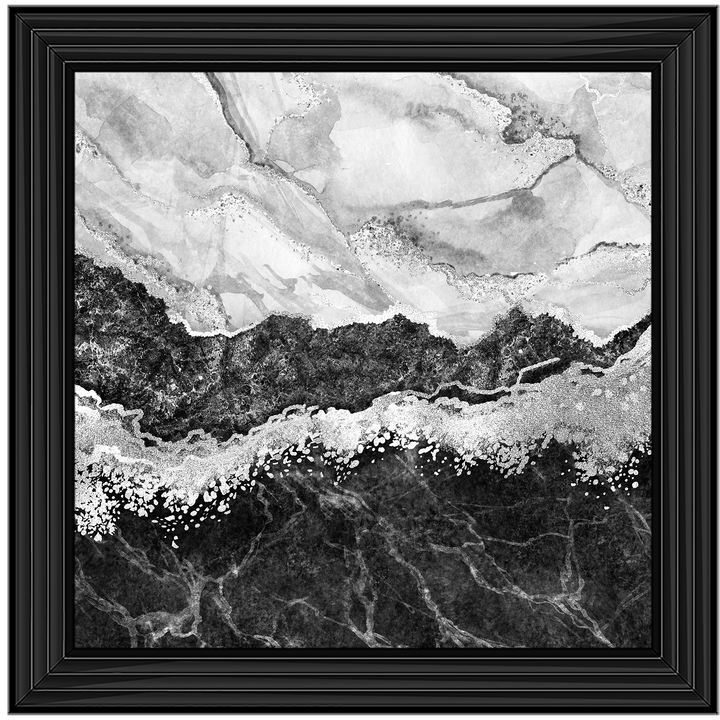 AB151 Abstract Black & Grey IV