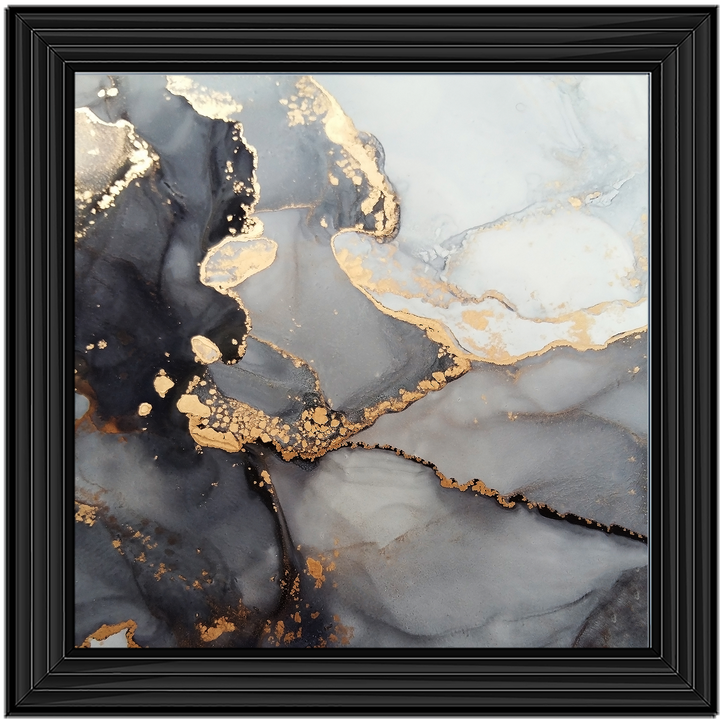AB170 Abstract Black & Grey II