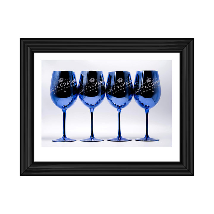 Moet Glasses - Blue