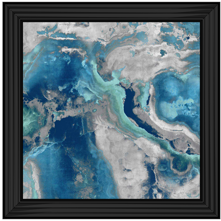 AB132 Blue & White Geode