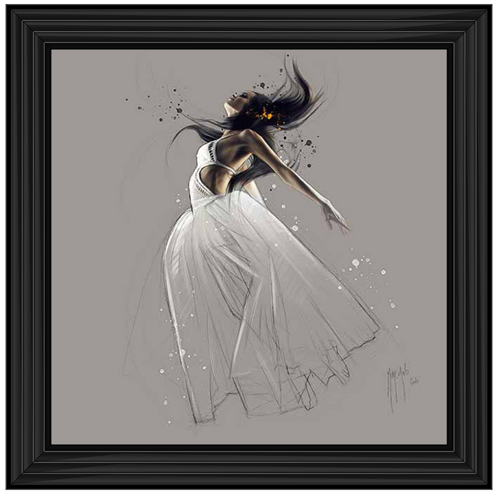 White Gown Sketch