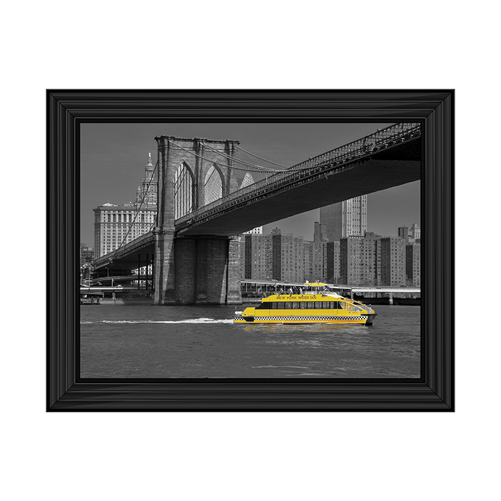 CY066 NY Water Taxi Under Brooklyn Bridge