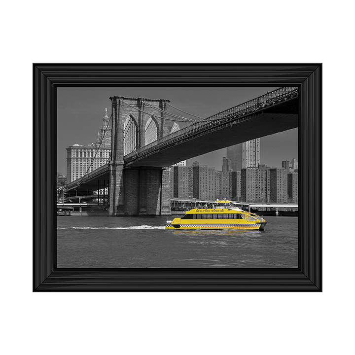 CY066 NY Water Taxi Under Brooklyn Bridge