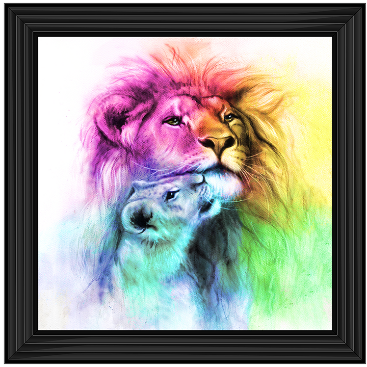 Proud Father Lion