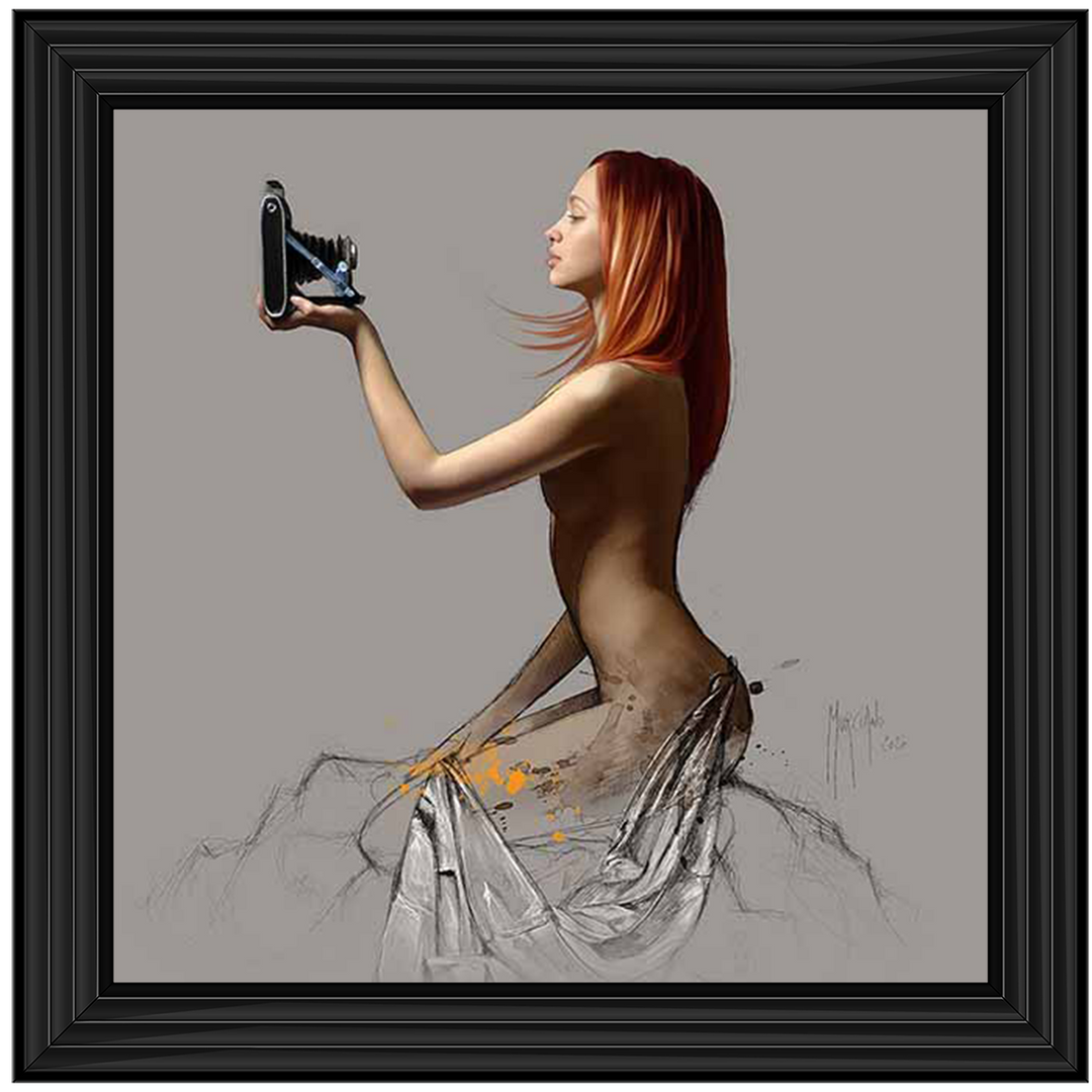 Nude Selfie Sketch