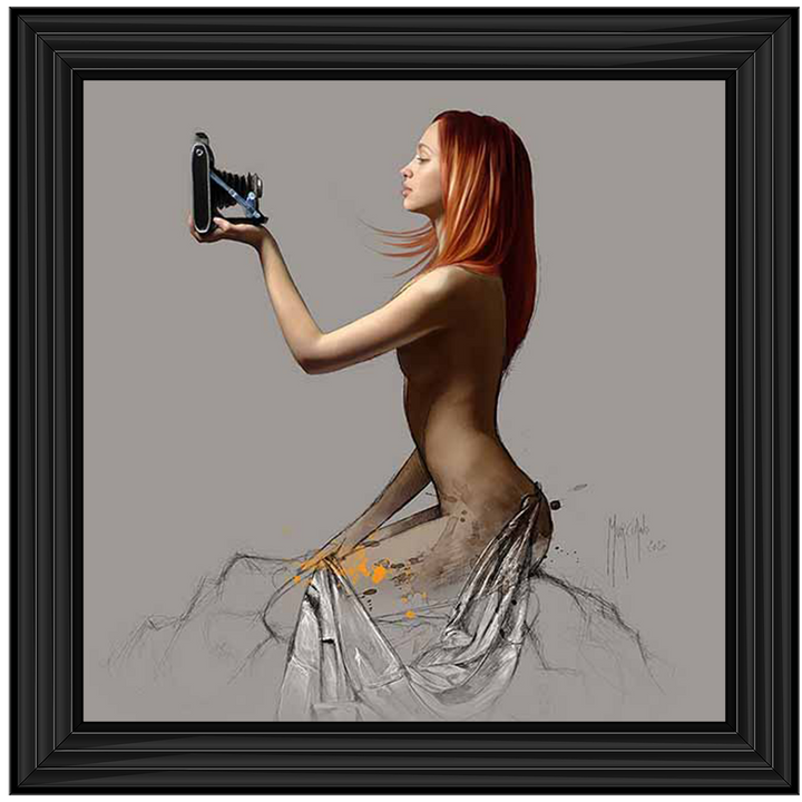 Nude Selfie Sketch