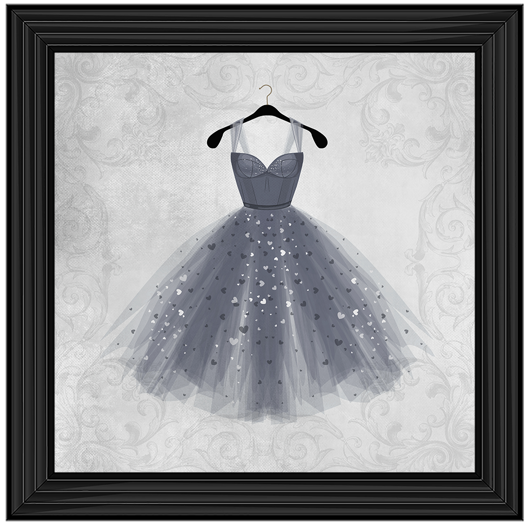 FS116 Black Dress Shimmer
