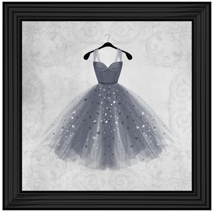 FS116 Black Dress Shimmer