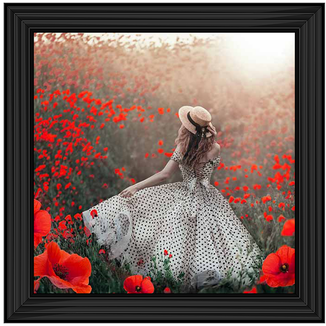 Stroll In A Field of Poppies