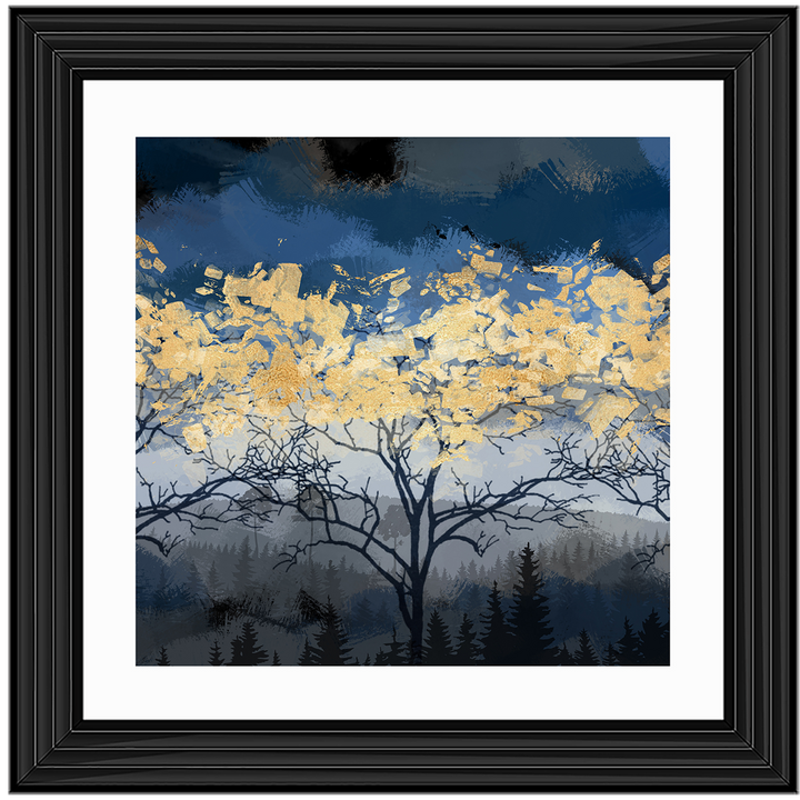 LS195 Lone Blue Tree