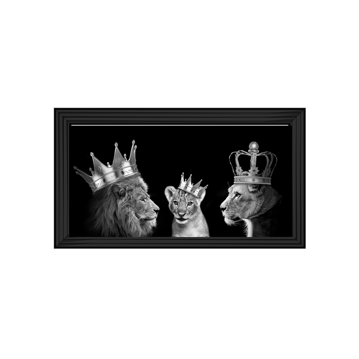 Lion trio family (Silver Crowns)