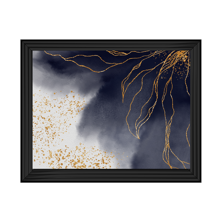 AB152 Abstract Black & Grey I