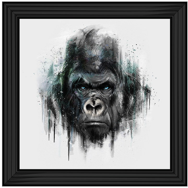 AN416 Blue Gorilla Watercolour