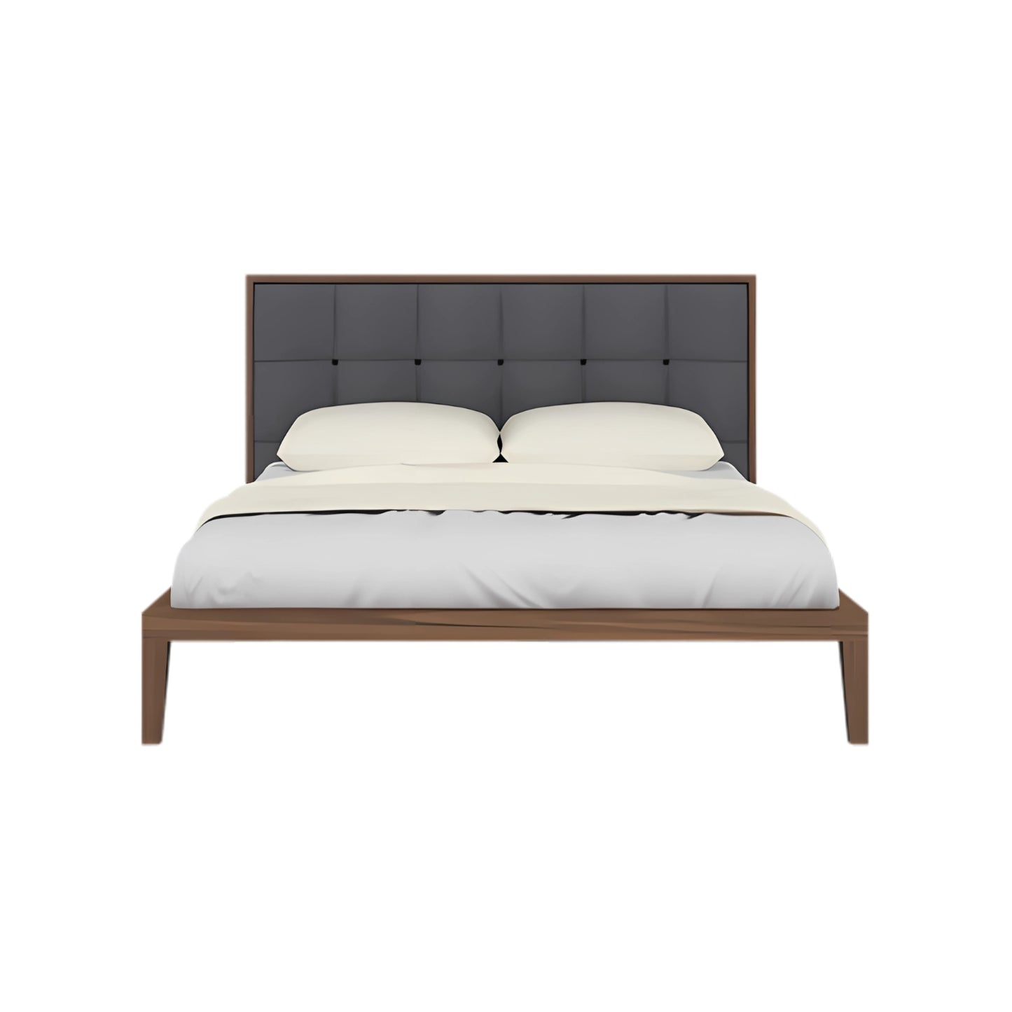 Calla Beds in Walnut/Grey