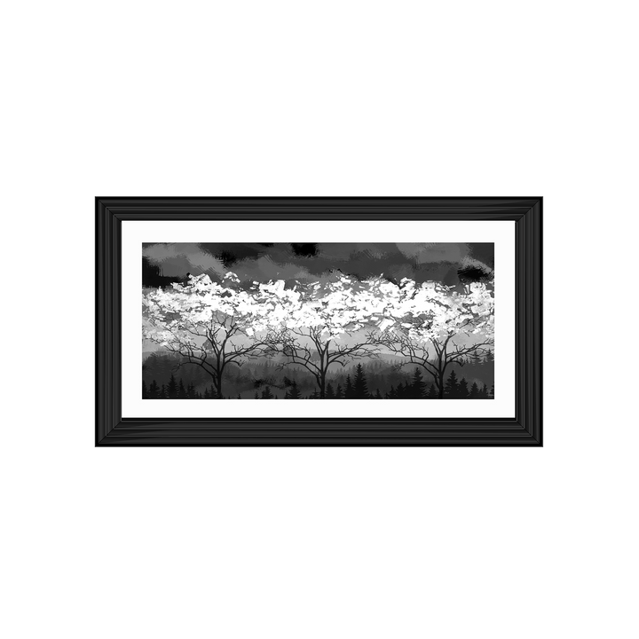 LS200 Black and white forest