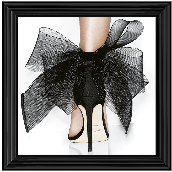 FS400 Black heel & bow