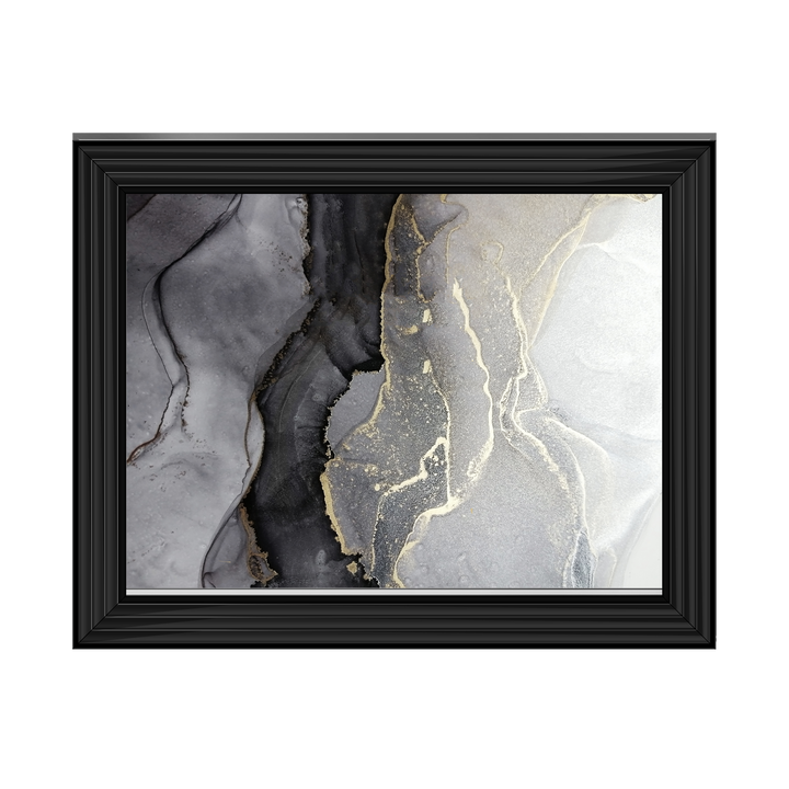 AB148 Abstract Black & Grey
