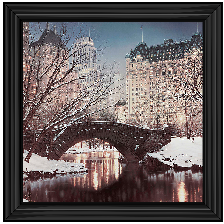 CY100 Gapstow Bridge in Winter, Central Park, New York