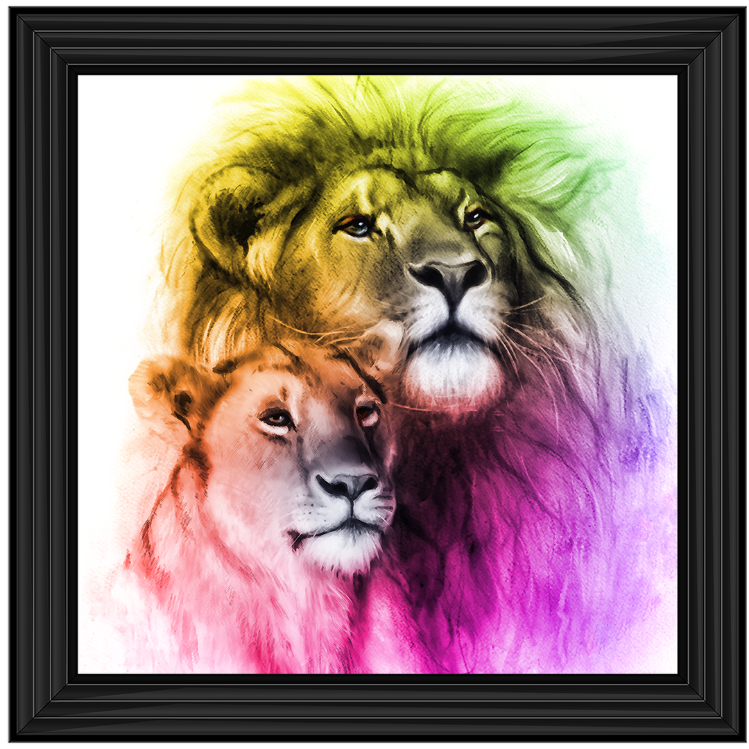 AN431 Proud Lion Couple