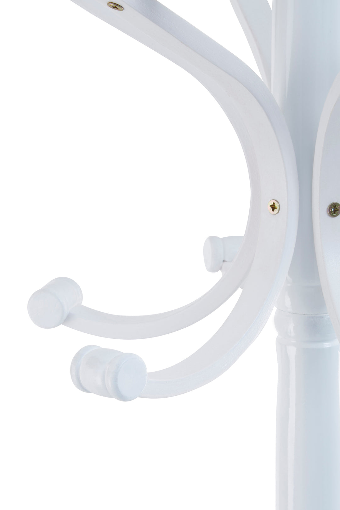 Kennedy Tall White Freestanding Coat Rack
