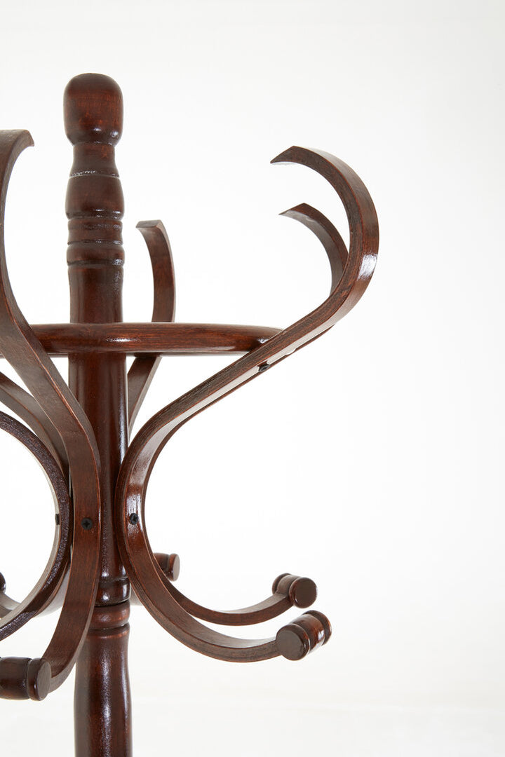 Cala Coat Stand – Walnut Finish (Solid Birchwood)